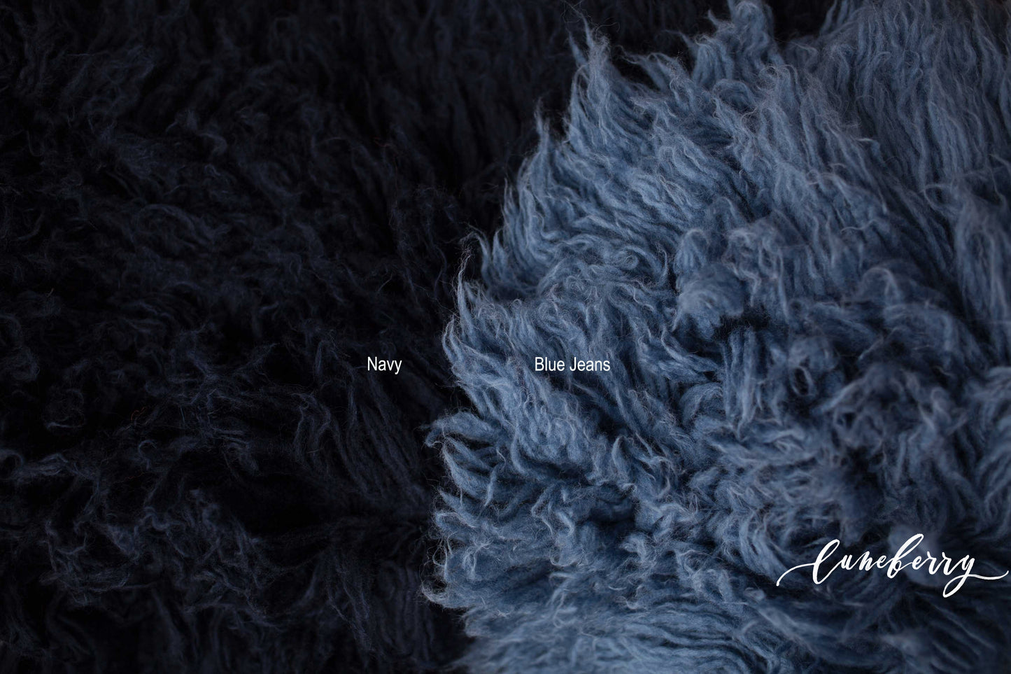 NAVY Premium Wool Flokati