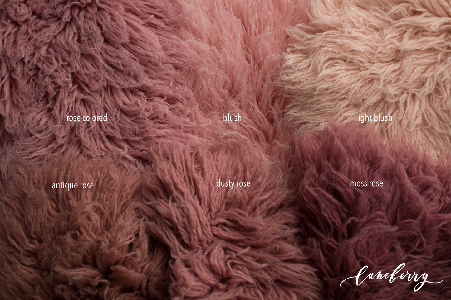 BLUSH Premium Wool Flokati