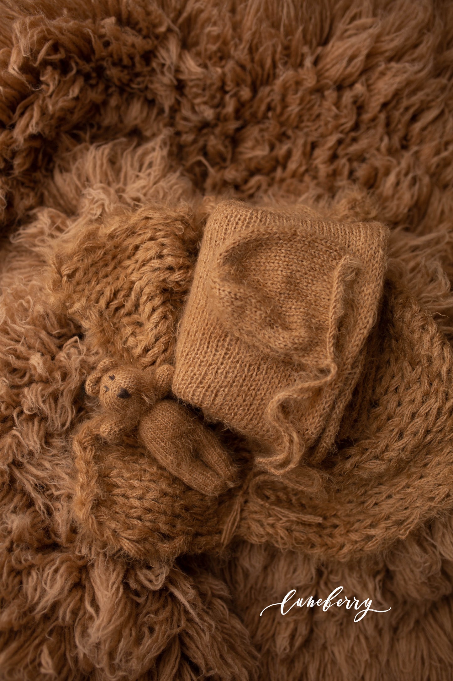 Toasted flokati + Deluxe knit set
