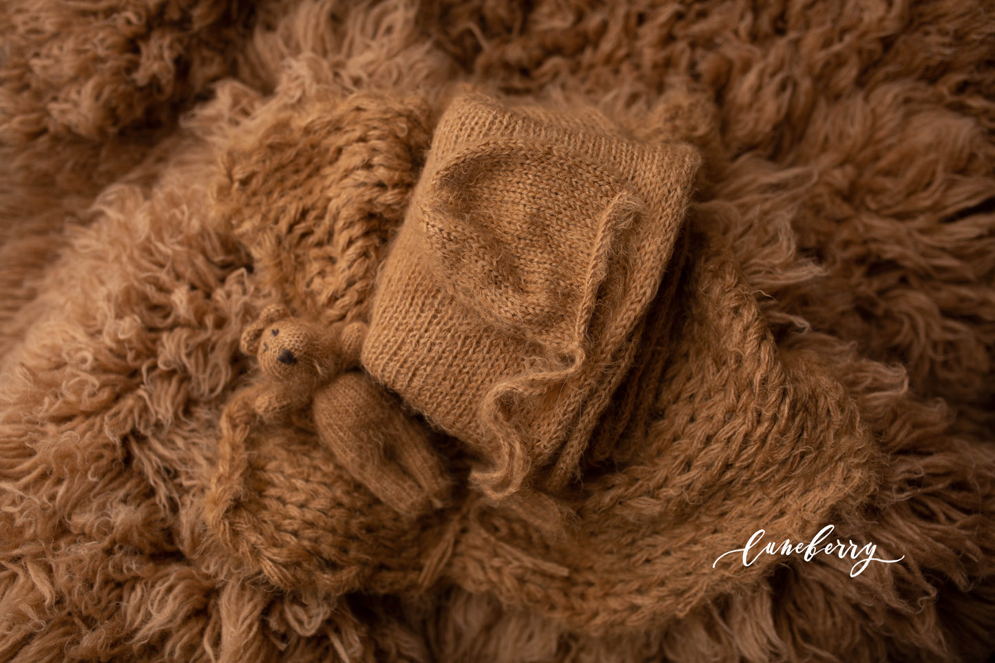 Toasted flokati + Deluxe knit set