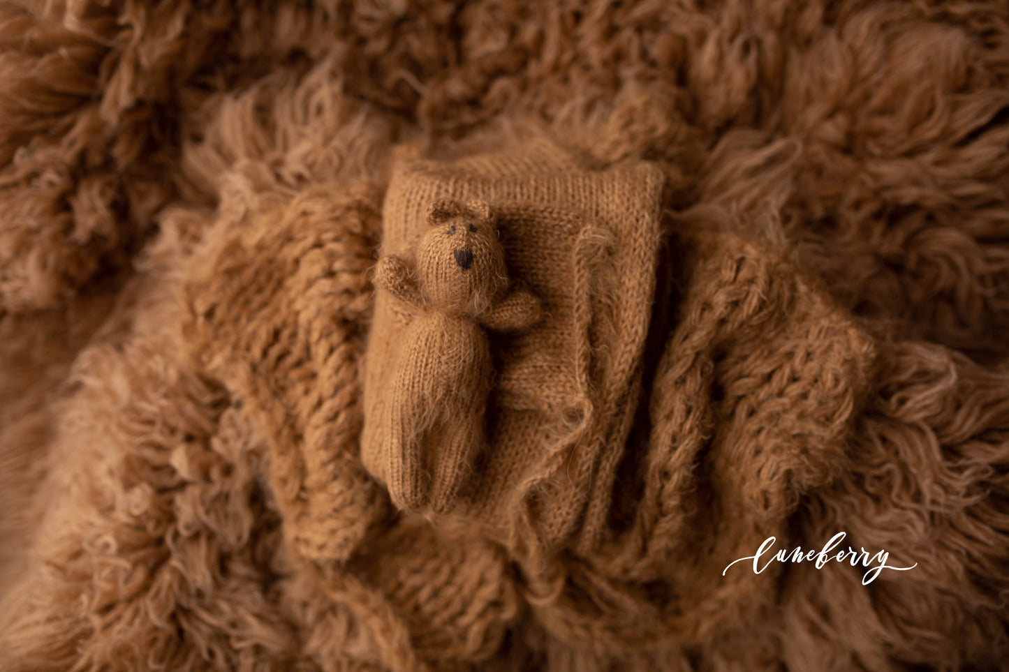 Toasted flokati + Deluxe knit set