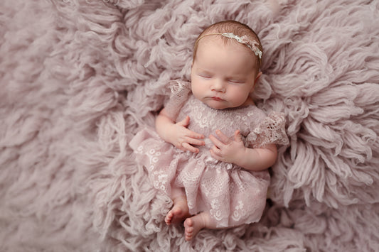 VINTAGE LAVENDER Premium Wool Flokati