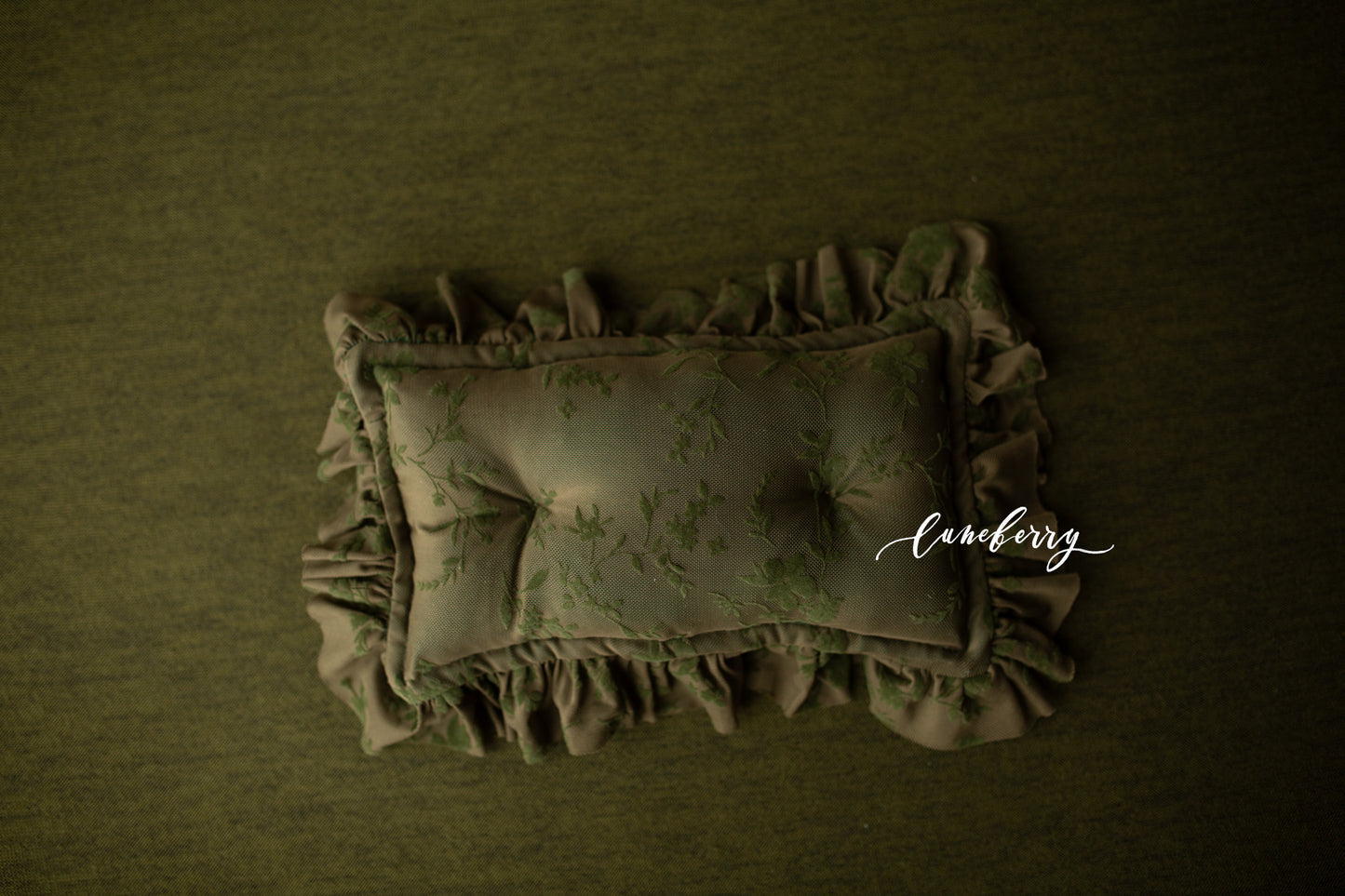 OLIVE GREEN FLORAL Fabric