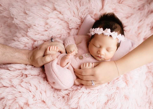LIGHT BLUSH Premium Wool Flokati