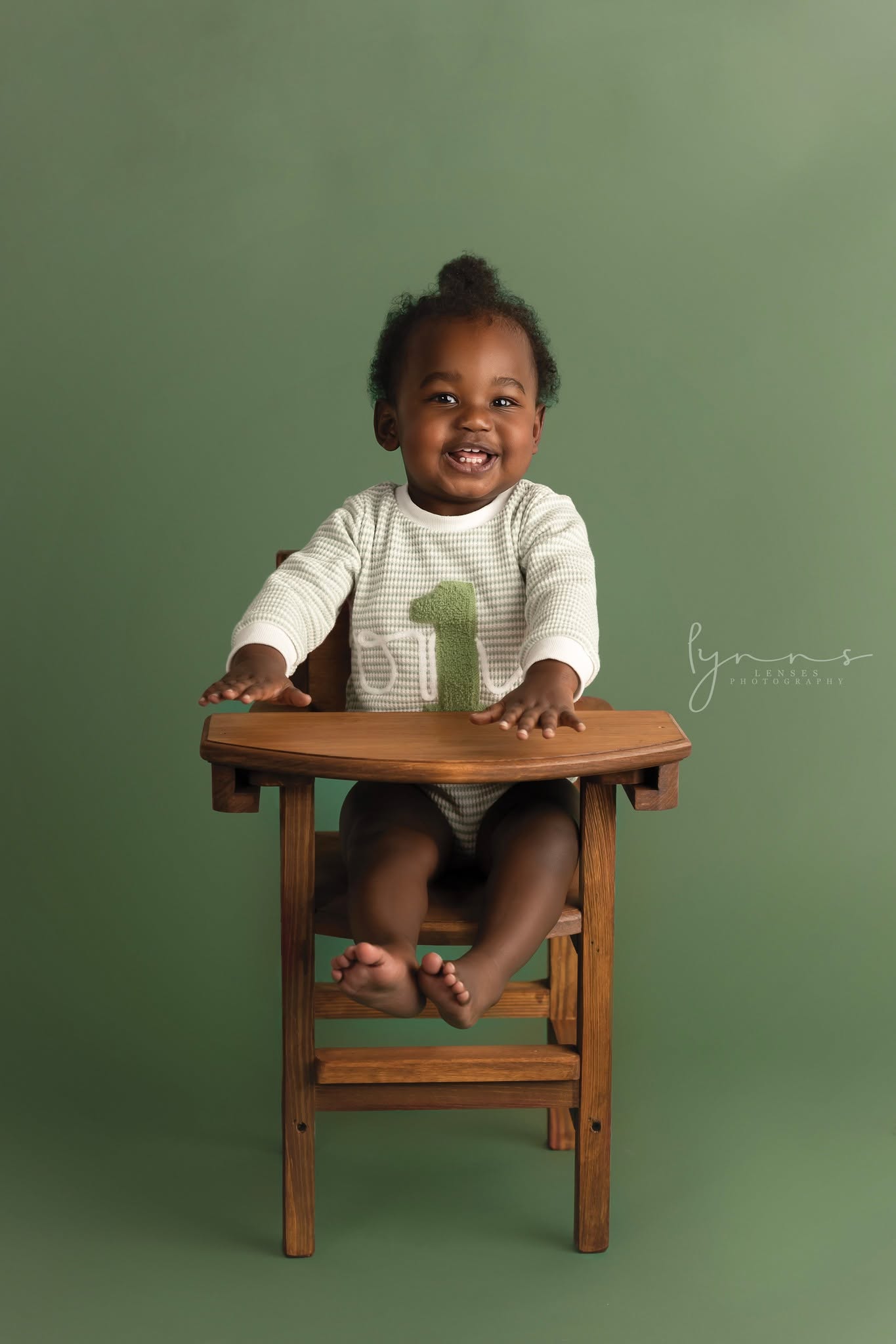 Mini Wooden High Chair