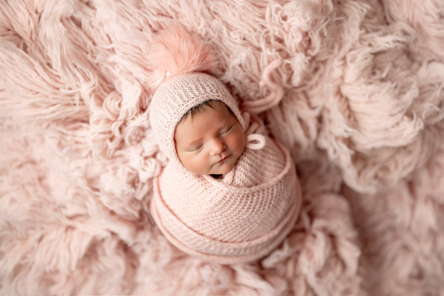 ROSE QUARTZ Premium Wool Flokati