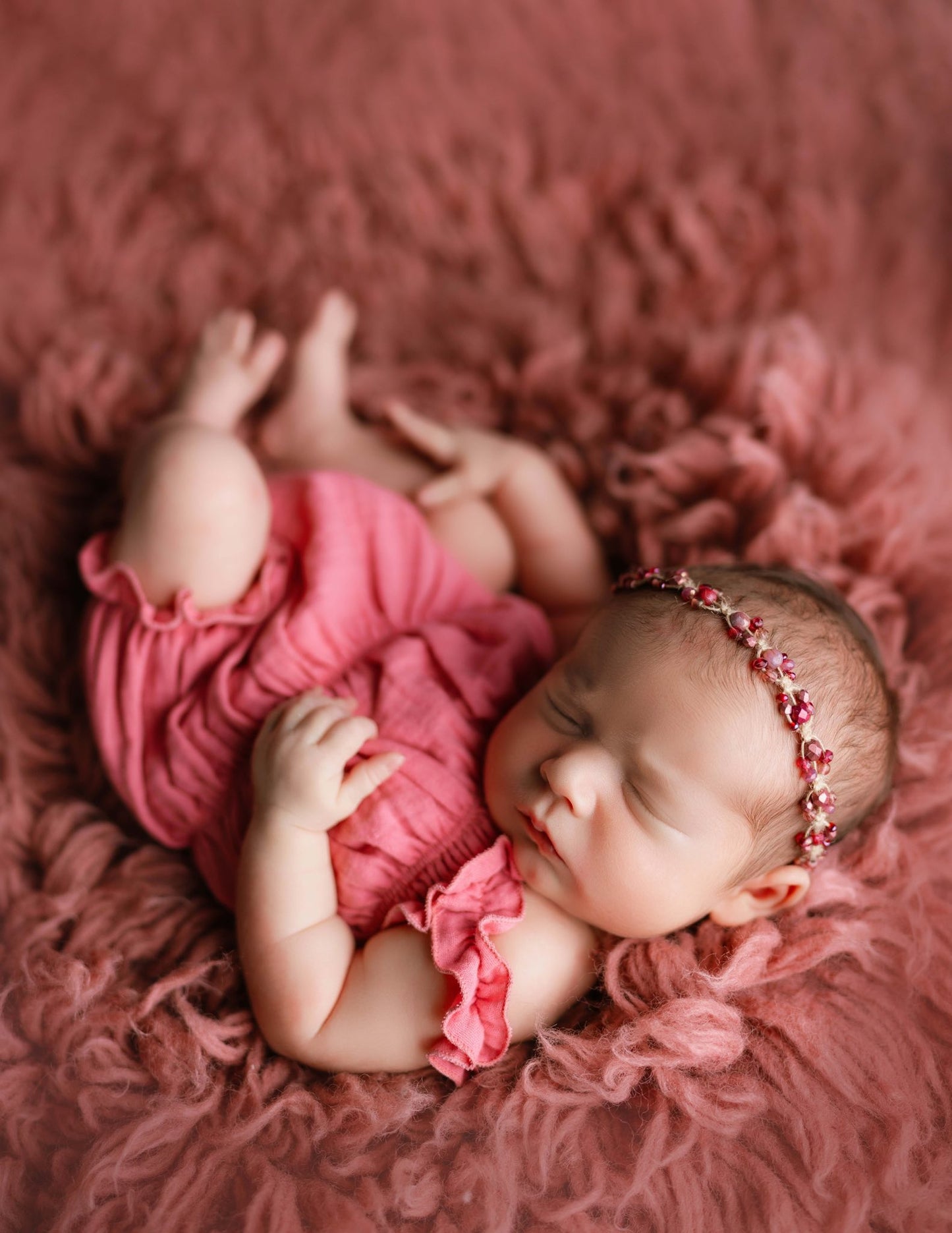 DUSTY ROSE Premium Flokati