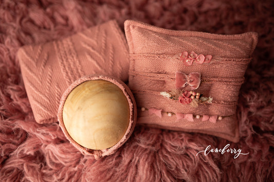 TEXTURED DUSTY ROSE Fabric