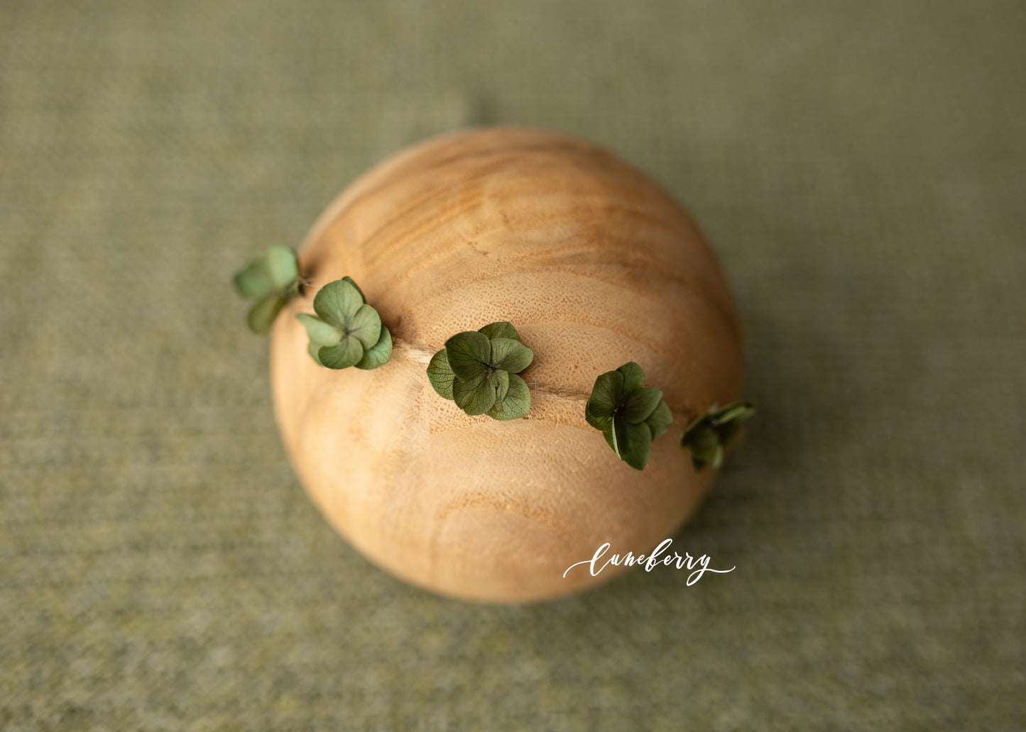 Pistachio textured fabric tiny blooms headband