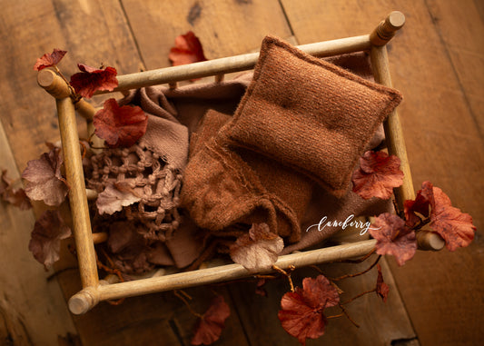 Alysse Spindle Crib Styled Set - Natural