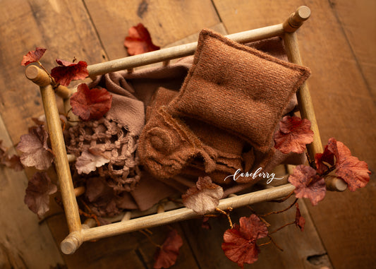 Alysse Spindle Crib Styled Set - Natural