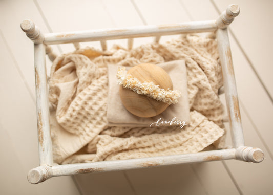 Alysse Spindle Crib Styled Set - Cream
