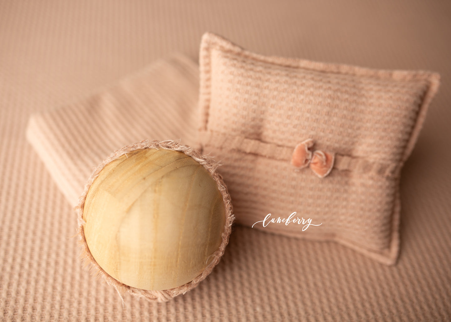 LIGHT BLUSH WAFFLE Fabric