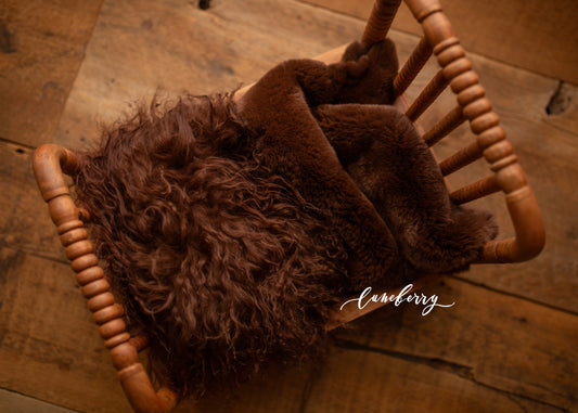 COFFEE Sheepskin & Rabbit Fur