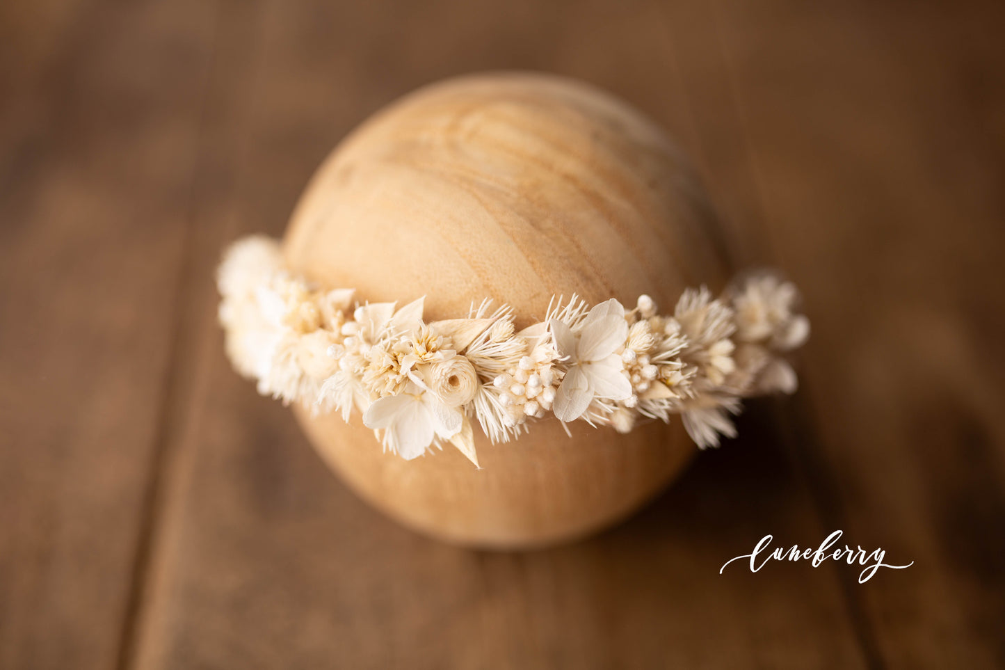 AVA Cream Floral Crown