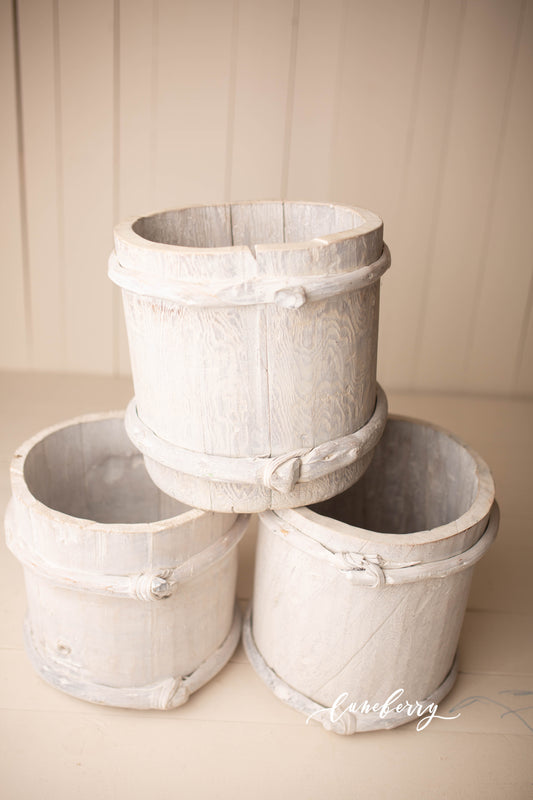 FINAL SALE -  Cream Targeryan buckets