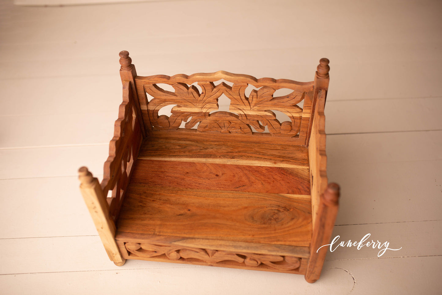FINAL SALE -  Chapina Carved Daybed - Natural