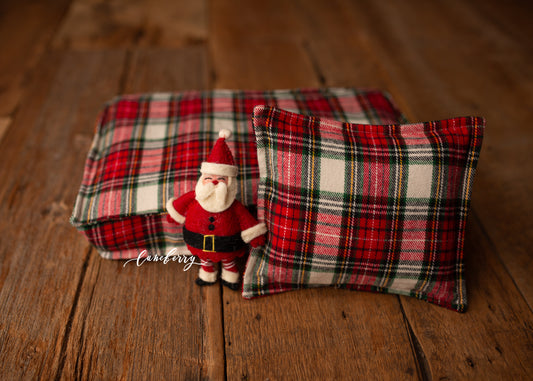 Mattress Cover -Christmas Plaid