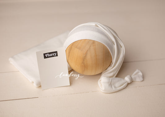 FLURRY Sleepy Hat & Wrap- NN Seamless
