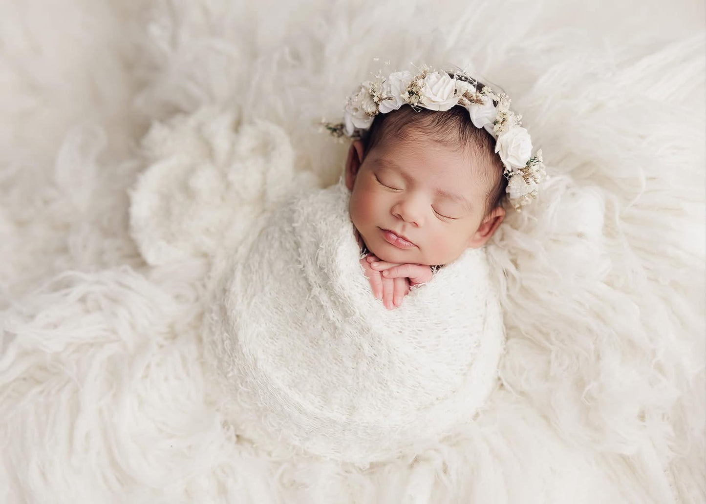 SUPER WHITE Premium Wool Flokati