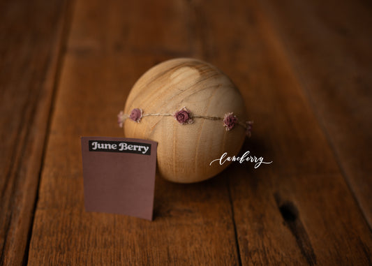 JUNEBERRY dainty rosebud headband - NN Seamless