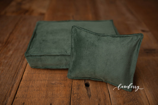 Mattress Cover - Curduroy Green