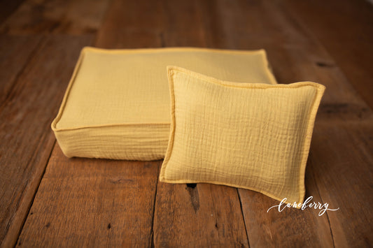 Mattress Cover - Pastel Yellow