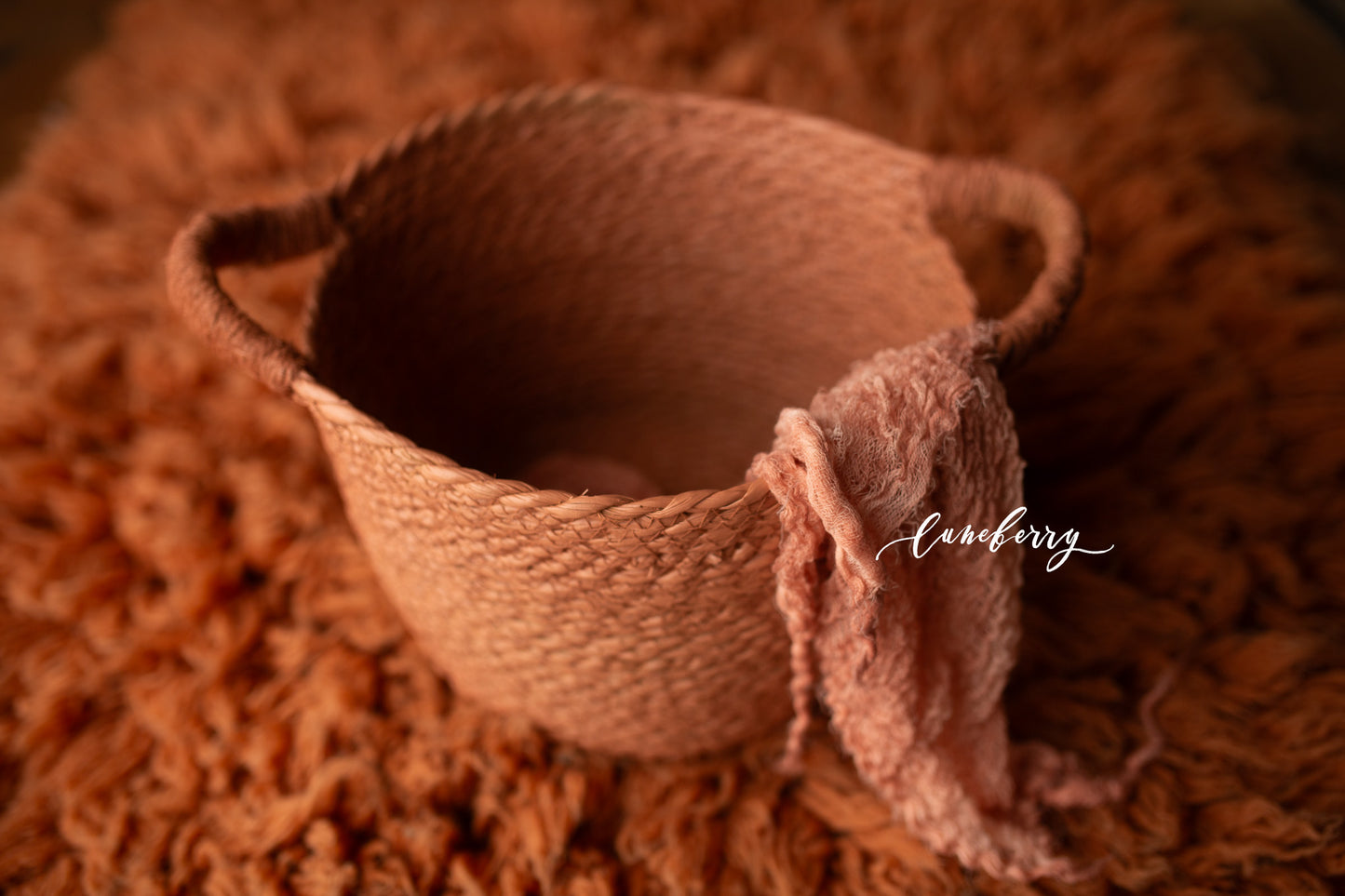 FADED HENNA Itty Bitty Basket- NN Seamless