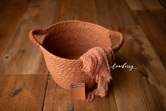 FADED HENNA Itty Bitty Basket- NN Seamless