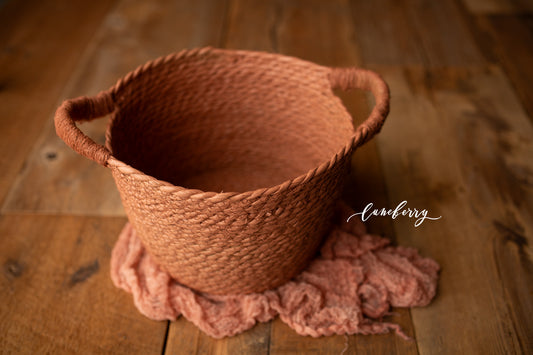 FADED HENNA Itty Bitty Basket- NN Seamless