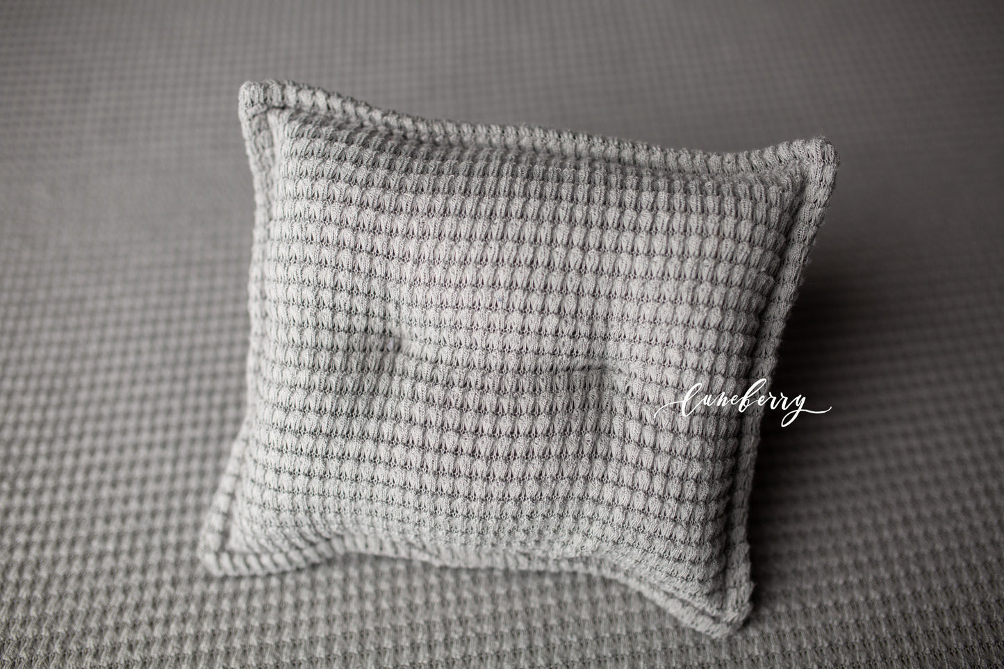 PERFECT LIGHT GREY Waffle Fabric