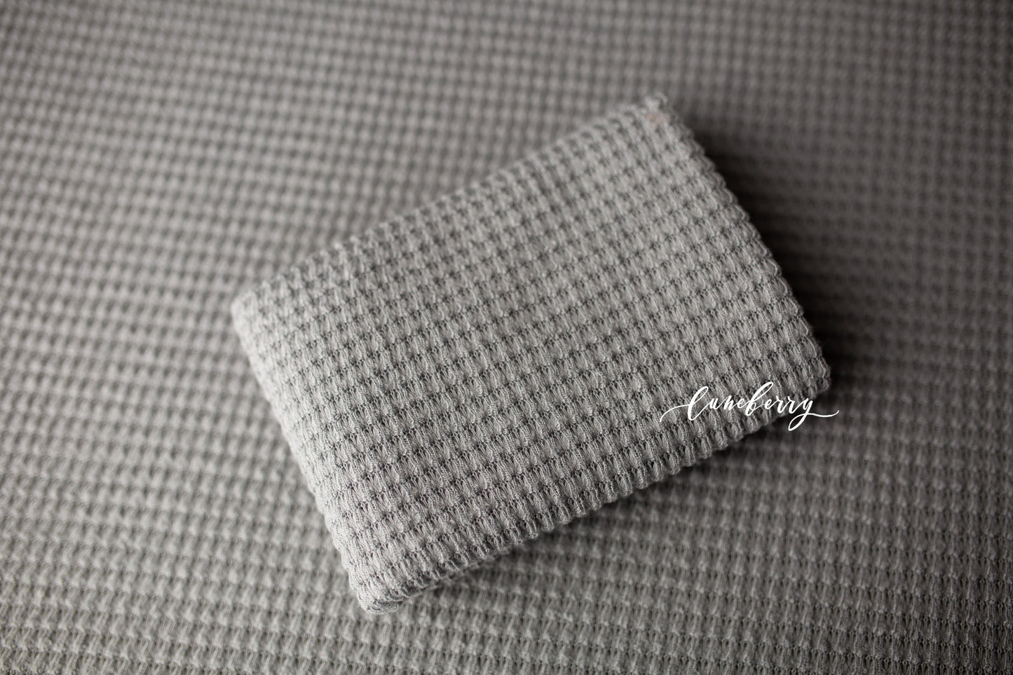 PERFECT LIGHT GREY Waffle Fabric