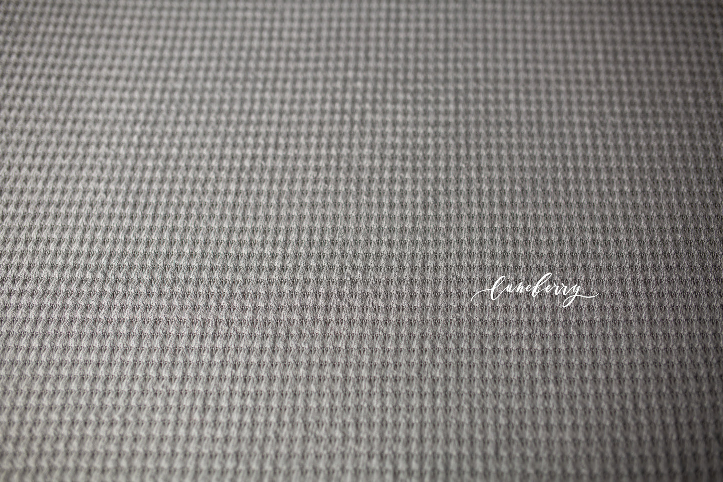 PERFECT LIGHT GREY Waffle Fabric
