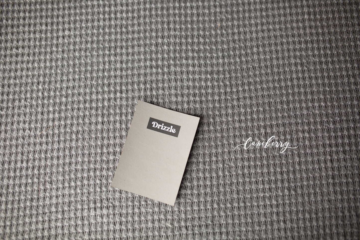 PERFECT LIGHT GREY Waffle Fabric