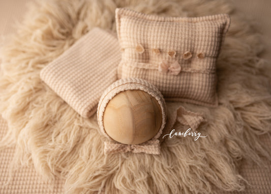 WHEAT WAFFLE Fabric