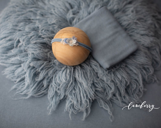 DUSTY BLUE Fabric