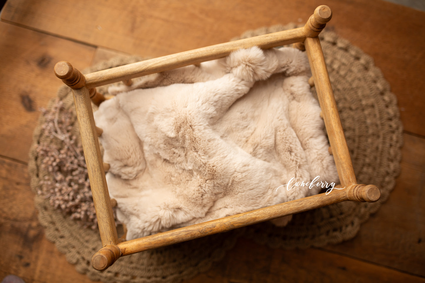 Beige Sheepskin & Rabbit Fur