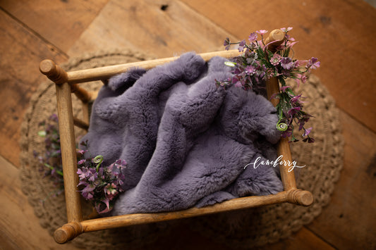 ORCHID Sheepskin & Rabbit Fur