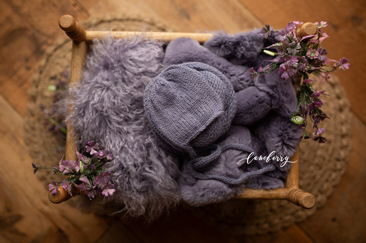 ORCHID Sheepskin & Rabbit Fur