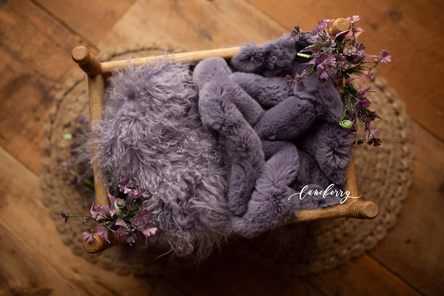 ORCHID Sheepskin & Rabbit Fur