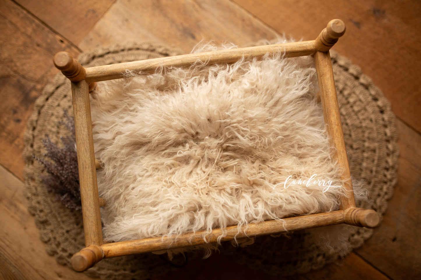 Beige Sheepskin & Rabbit Fur