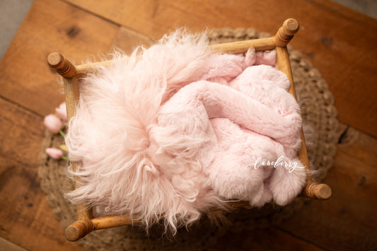 ICY PINK Sheepskin & Rabbit Fur