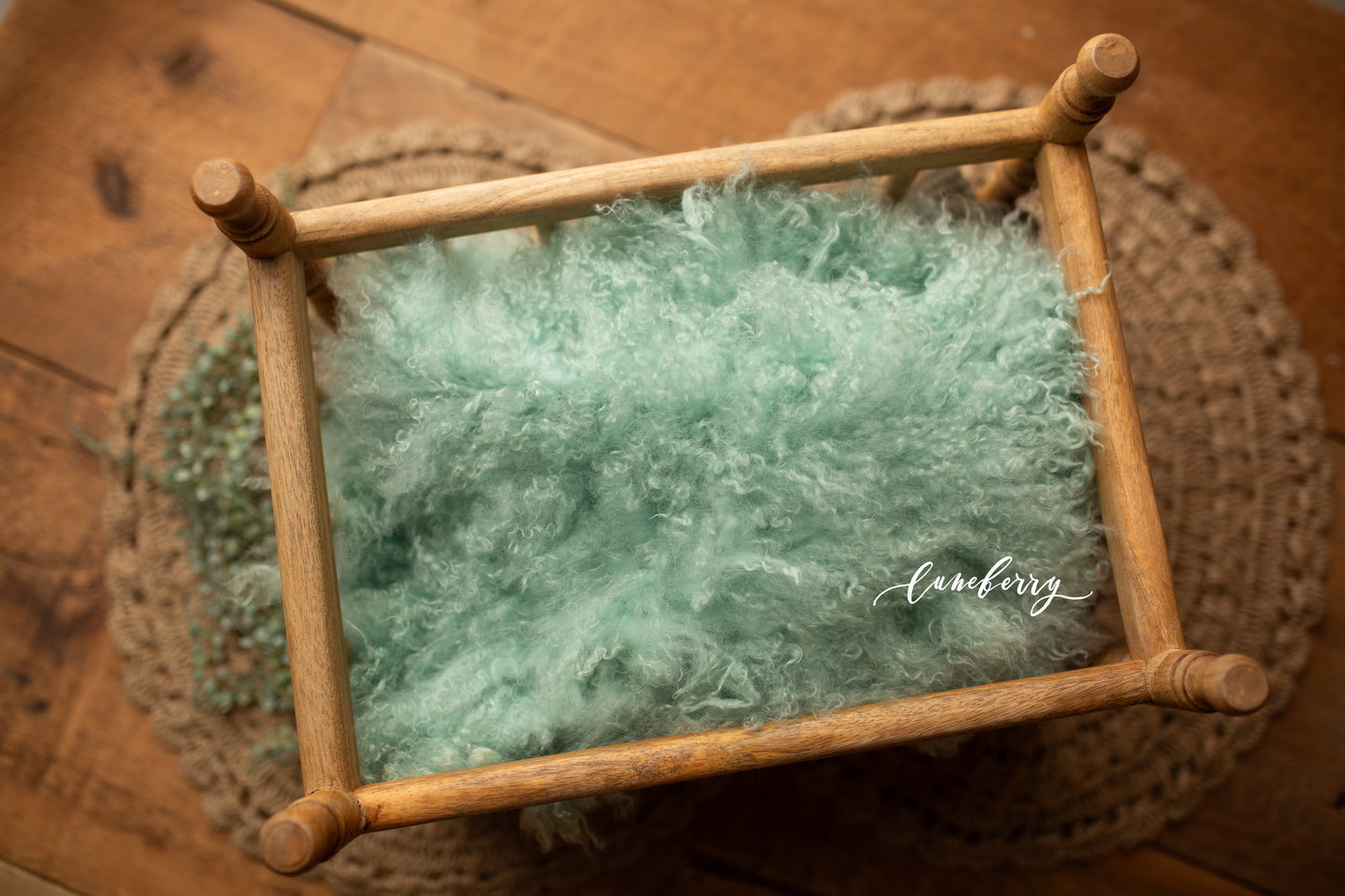 Mint Sheepskin & Rabbit Fur