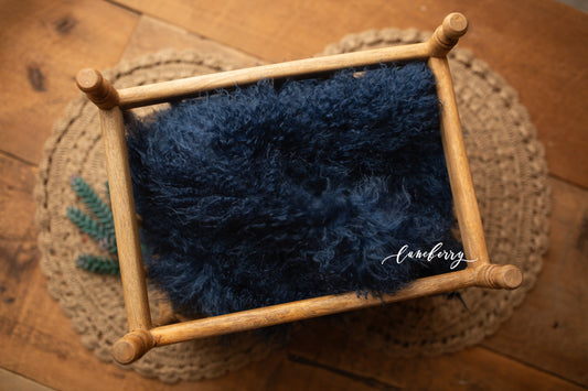 WINTER BLUE Sheepskin & Rabbit Fur