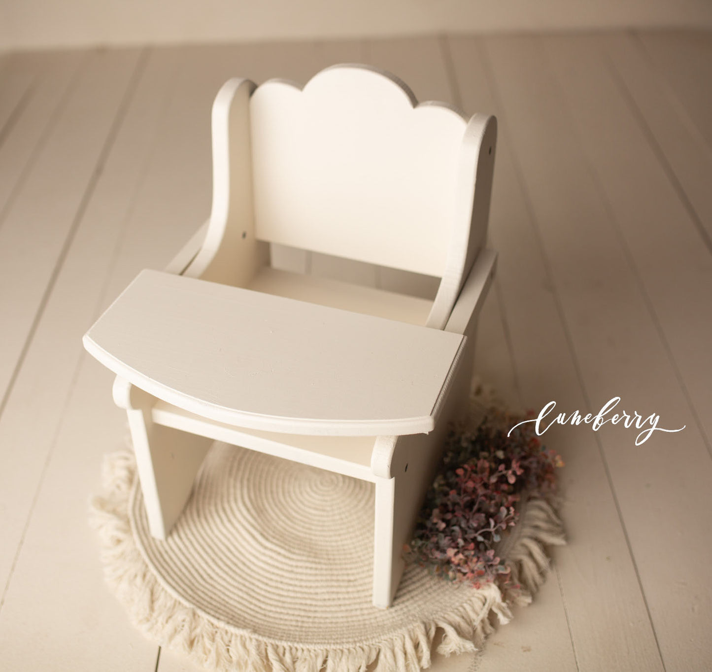 The Eloise - Tiny Little Wooden High Chair PRE-ORDER