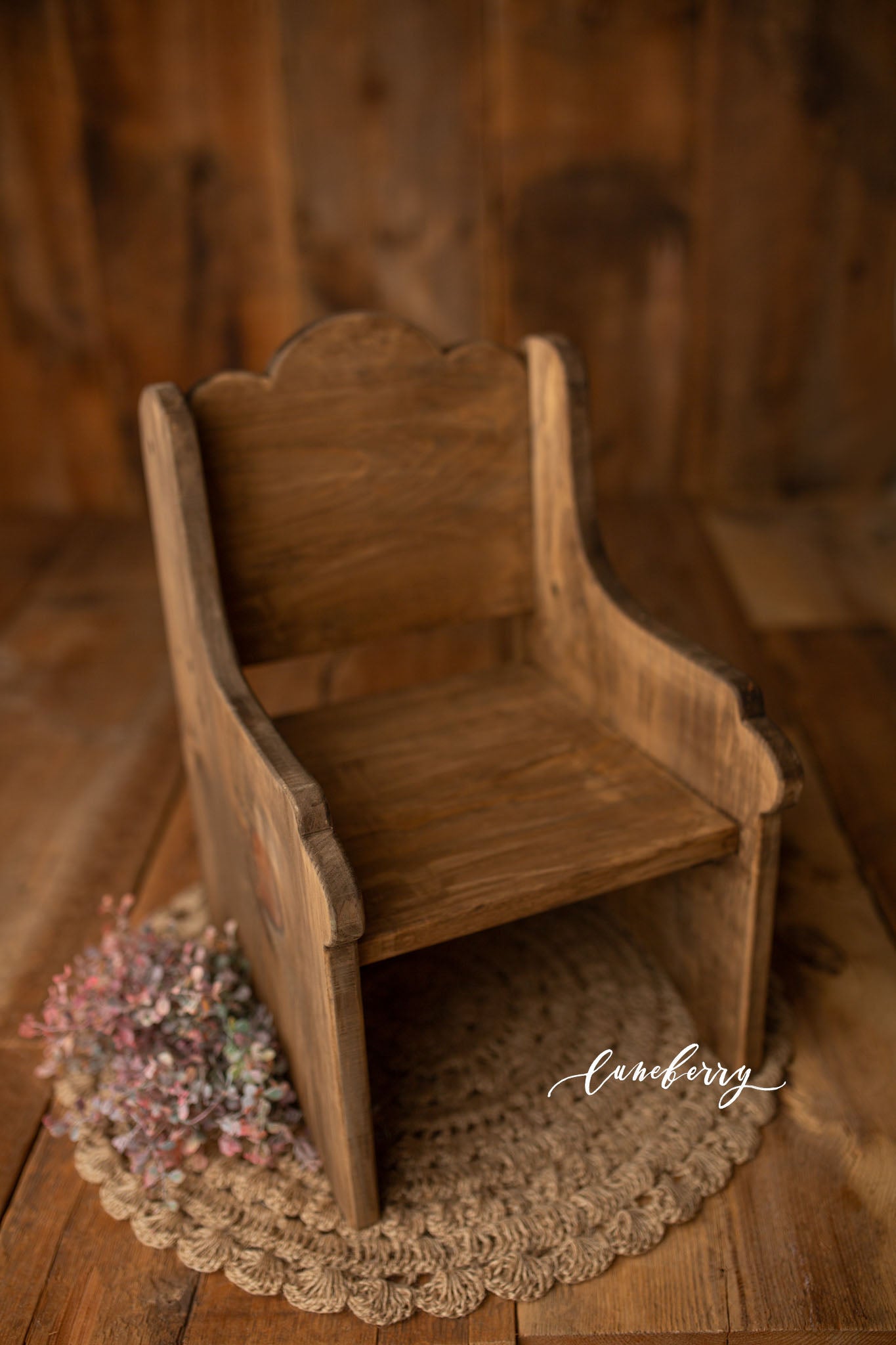 The Eloise - Tiny Little Wooden High Chair PRE-ORDER