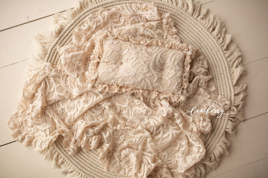 Ivory Garden Lace Fabric