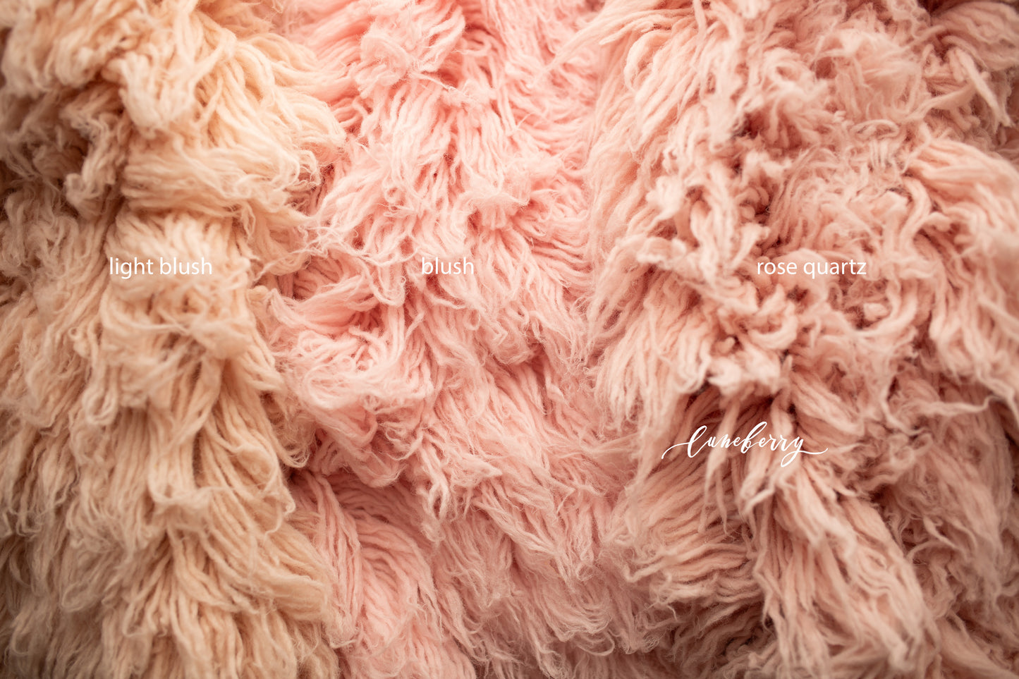 BLUSH Premium Wool Flokati