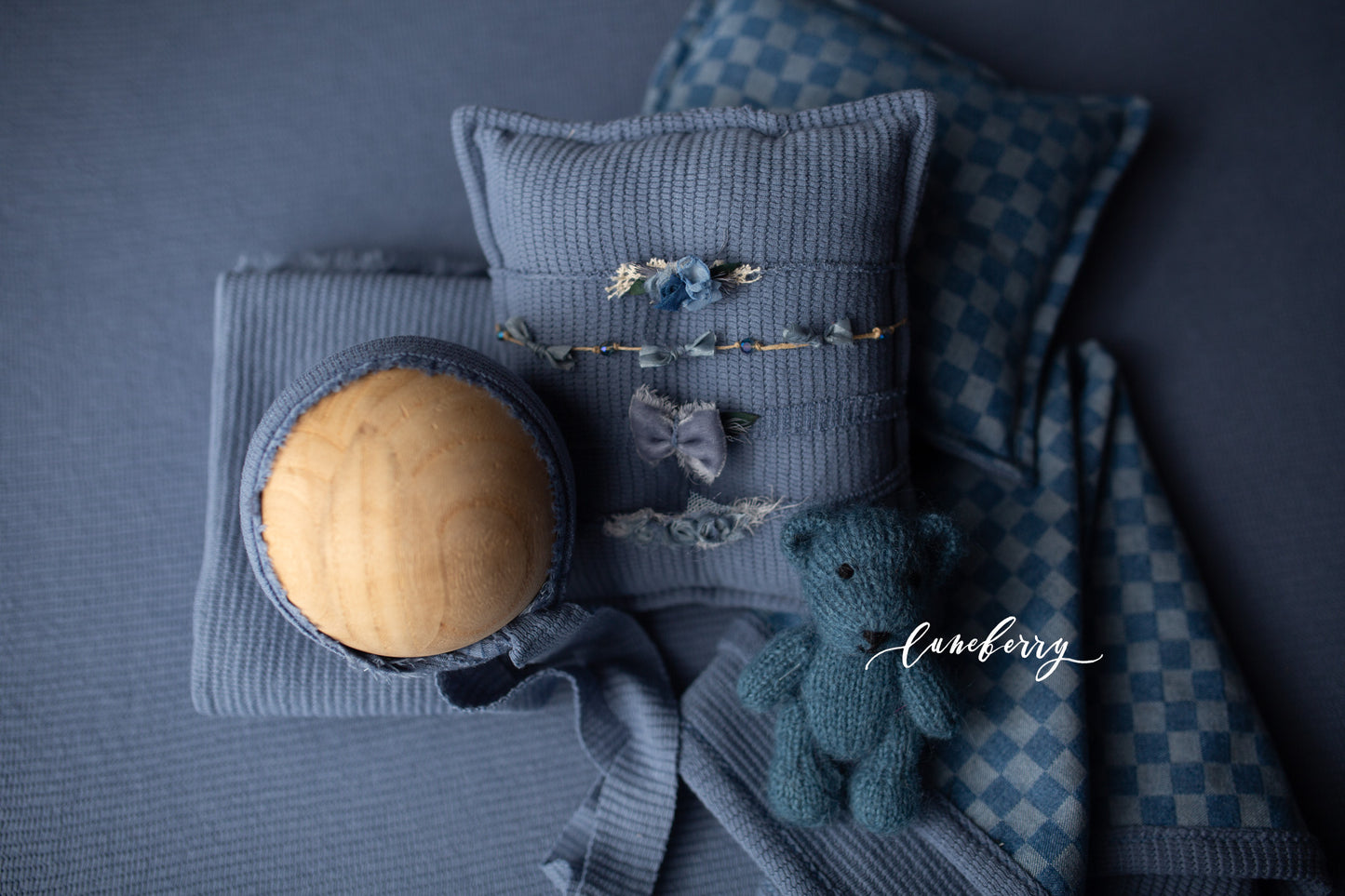 SMOKEY BLUE Fabric