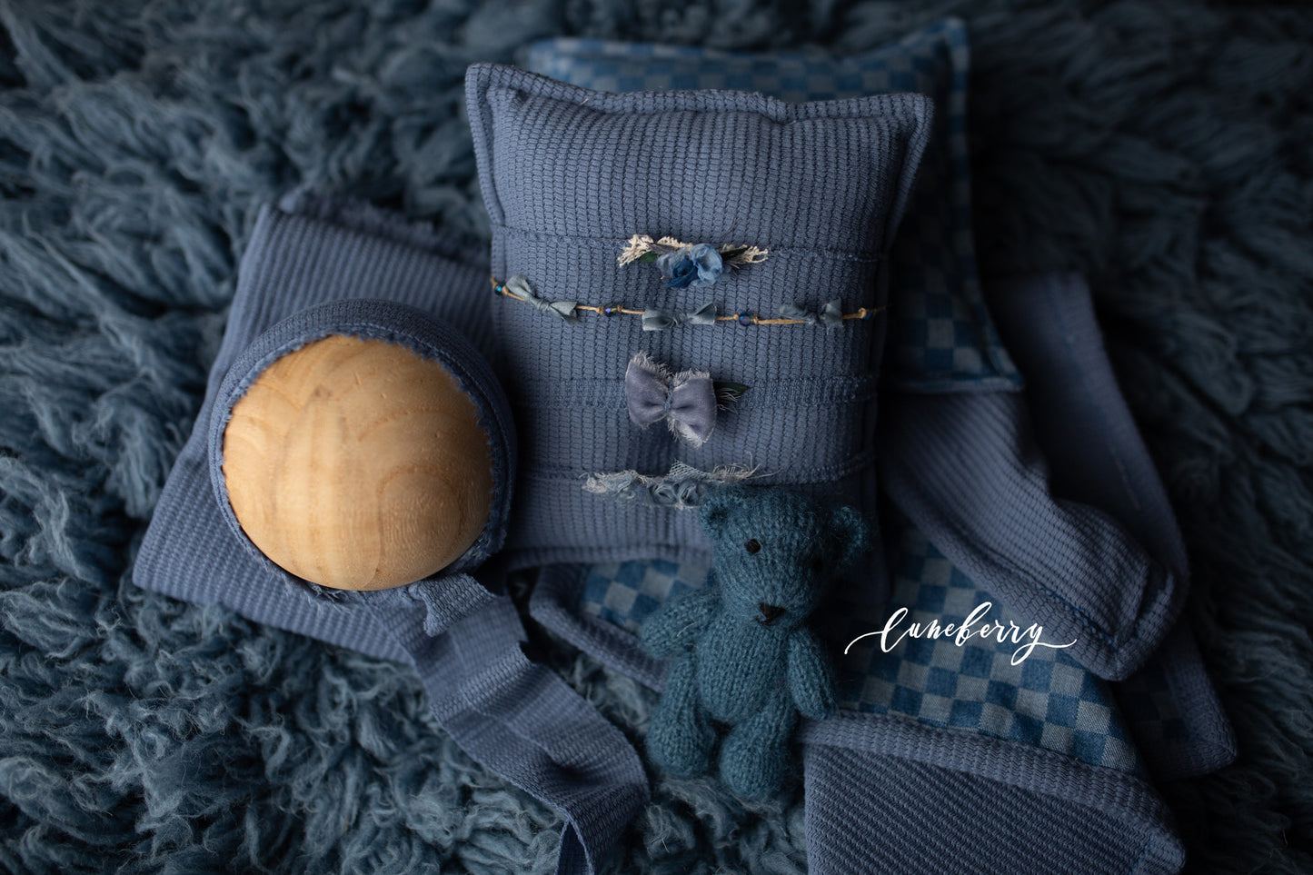 SMOKEY BLUE Fabric